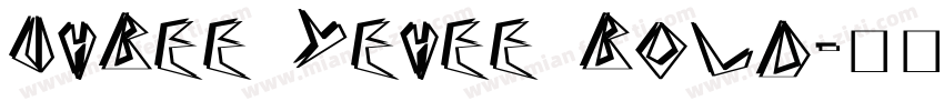 UhBee yehee Bold字体转换
